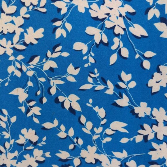 NWT Draper James Womens Ditsy Floral Sleep Dress Size L/XL Blue Sleeveless - Picture 4 of 10